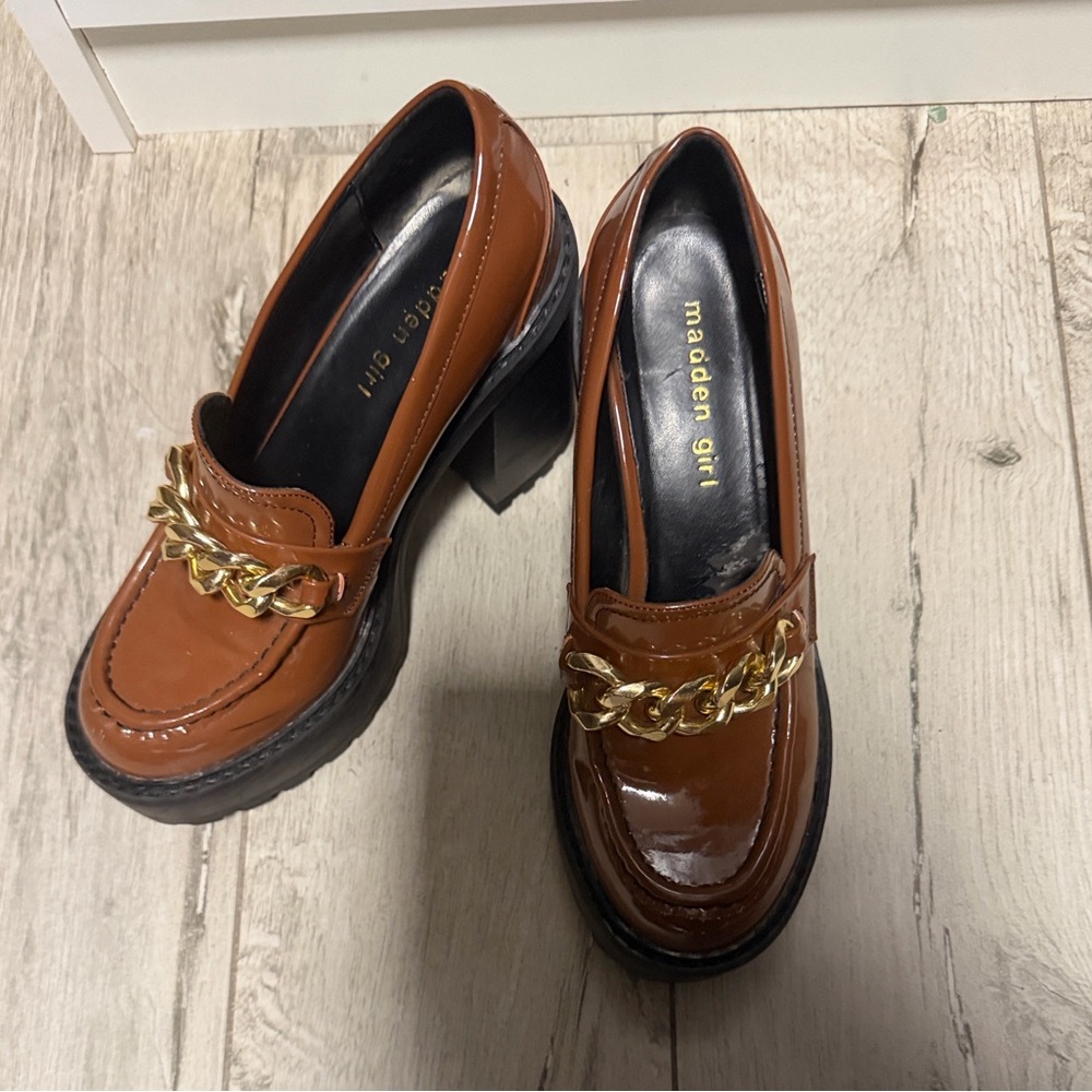 Madden girl platform loafers